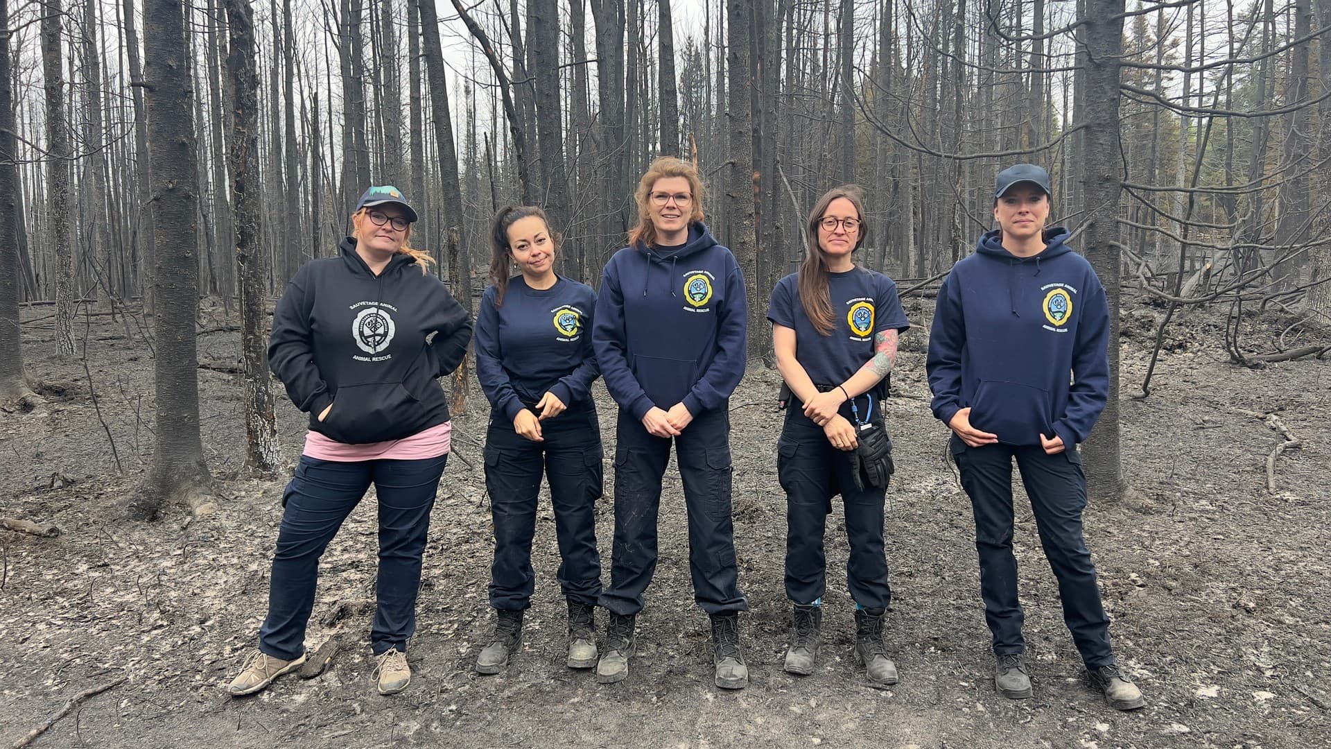 Déploiement en Abitibi-Témiscamingue pendant les feux de forêt